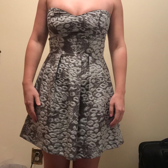 Strapless Mini Dress - Fun Pattern - Picture 4 of 6